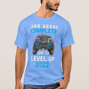 3rd Grade Complete 2022 Video Game Senior Graduati T-Shirt