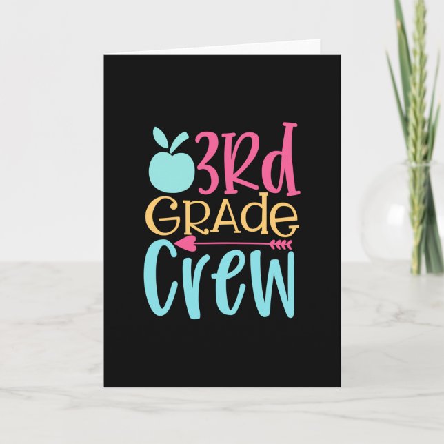 3rd Grade Crew Card (Front)