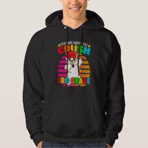 3rd Grade Dabbing Llama Back To School Backpack G Hoodie