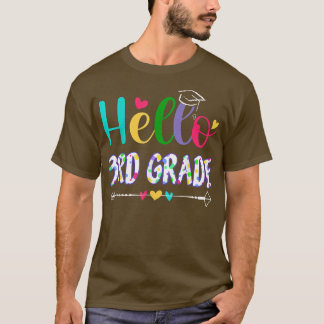 3rd Grade First Day Back To School For Kids Studen T-Shirt