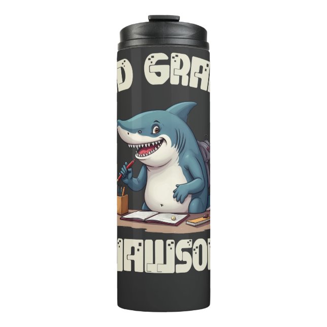 3rd Grade is Jawsome Thermal Tumbler (Front)