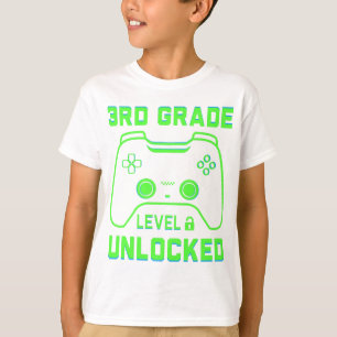 3RD GRADE LEVEL UNLOCKED for kids T-Shirt