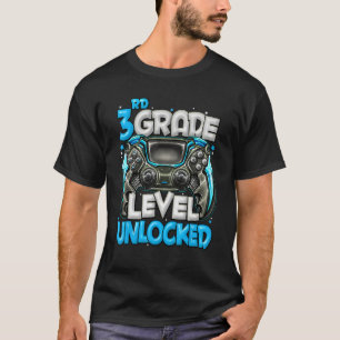 3rd Grade Level Unlocked Game On 3rd Grade Back To T-Shirt