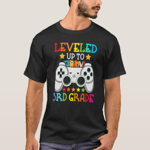 3rd Grade Level Unlocked Video Game Back To School T-Shirt