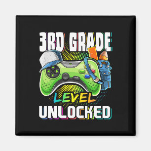 3rd Grade Level Unlocked Video Game Ck To School B Magnet