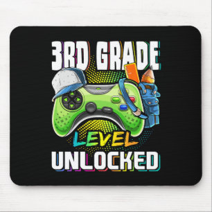 3rd Grade Level Unlocked Video Game Ck To School B Mouse Pad