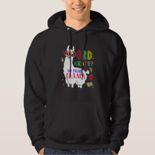 3rd Grade No Prob Llama Aplaca Third Grade Teacher Hoodie