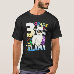 3rd Grade No Probllama Llama  First Day Of School T-Shirt