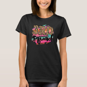 3rd Grade Squad Leopard Print Back To School Teach T-Shirt