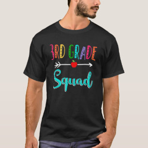3rd Grade Squad Teacher Student Kids Back To Schoo T-Shirt
