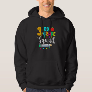 3rd Grade Squad  Teacher Student Team Back To Scho Hoodie