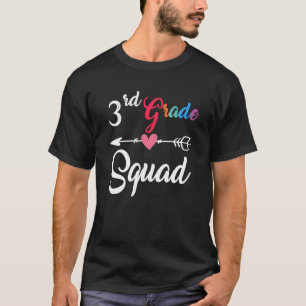 3rd Grade Squad  Third Grade Back To School Teache T-Shirt