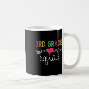 3rd Grade Squad Third Teacher Student Team Back To Coffee Mug