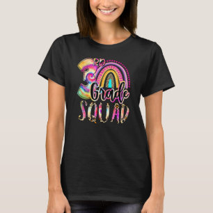 3rd Grade Squad Tie Dye Back To School Teacher Stu T-Shirt