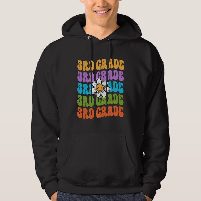 3rd Grade Teacher Back To School First Day Appreci Hoodie (Front)