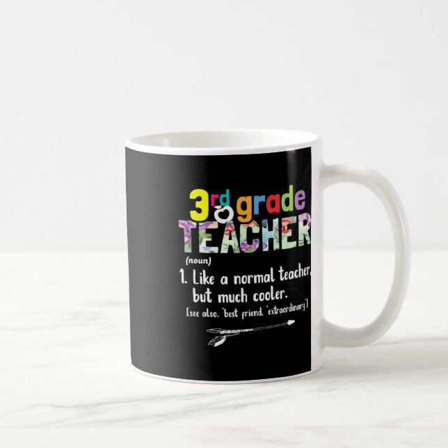 3rd Grade Teacher Back To School Gift 3rd Grade Te Coffee Mug (Right)