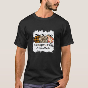 3rd Grade Teacher Back To School Pumpkin Fall Teac T-Shirt