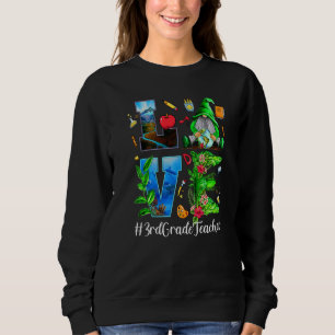 3rd Grade Teacher Love World Earth Day Gnomes Sweatshirt