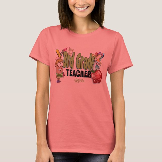 3rd Grade Teacher Shirt (Front)