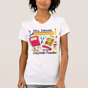 3rd Grade Teacher's School Supplies T-Shirt