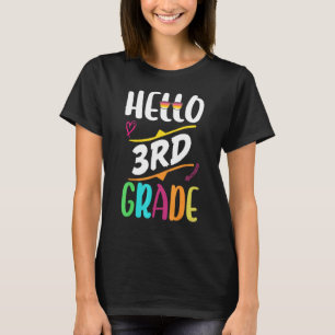 3rd grade team Hello third grade teacher boys girl T-Shirt