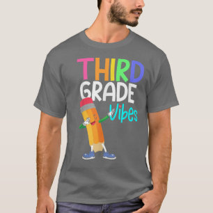 3rd Grade Vibes Student Teacher Back To School Boy T-Shirt