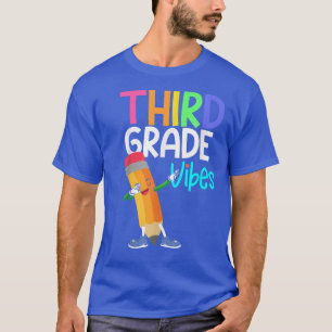 3rd Grade Vibes Student Teacher Back To School Boy T-Shirt