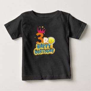 3rd Happy Birthday T-Shirt