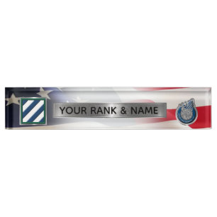 3rd Infantry Division - 3rd ID Nameplate