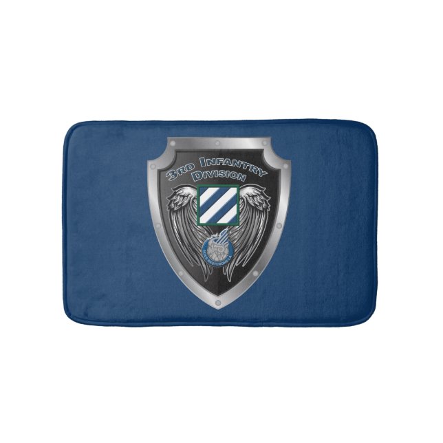 3rd Infantry Division Bath Mat (Front)