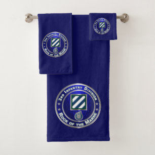 3rd Infantry Division  Bath Towel Set