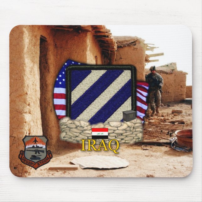 3rd infantry division gulf war vets Mousepad (Front)