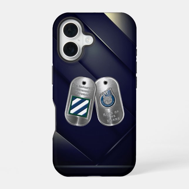 3rd Infantry Division  iPhone 16 Case (Back)