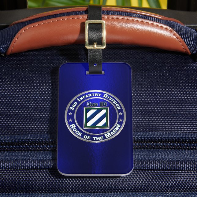 3rd Infantry Division   Luggage Tag (Front Insitu 2)