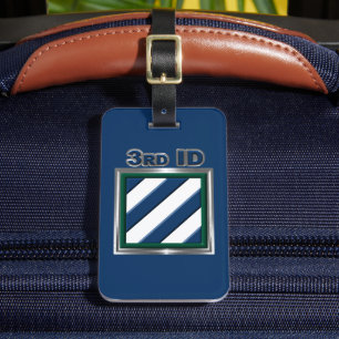3rd Infantry Division Luggage Tag