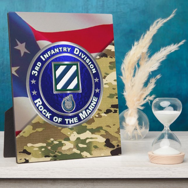 3rd Infantry Division  Plaque (Side)