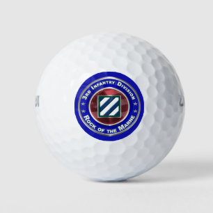 3rd Infantry Division “Rock of the Marne” Golf Balls