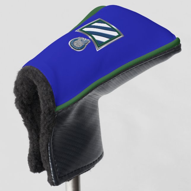 3rd Infantry Division “Rock of the Marne” Golf Head Cover (3/4 Front)