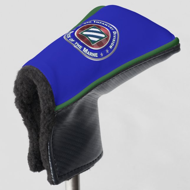 3rd Infantry Division “Rock of the Marne” Golf Head Cover (3/4 Front)