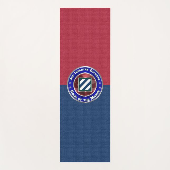 3rd Infantry Division Rock of the Marne! Yoga Mat (Front)