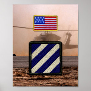 3rd Infantry Division Veterans Vets Patch Print