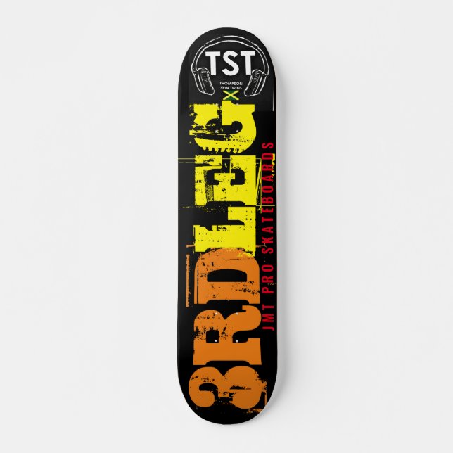 3RD LEG JMT Skateboard, 7¾" Deck Skateboard (Front)