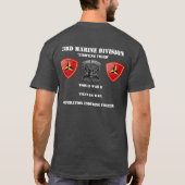 3rd Marine Division T-Shirt (Back)