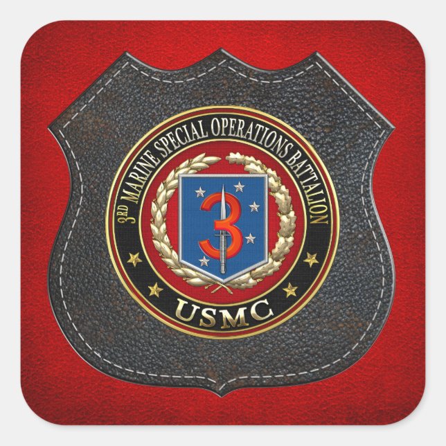 3rd MSOB [3D] Square Sticker (Front)