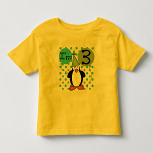 3rd Penguin Birthday Tshirts and Gifts
