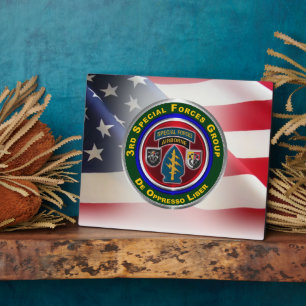 3rd Special Forces Group (AIRBORNE) Plaque