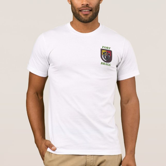 3rd special forces group Fort Bragg flash crest ve T-Shirt (Front)