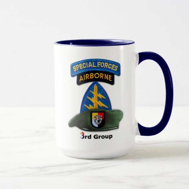 3rd Special Forces Group Green Berets SFG SF Vets Mug (Right)