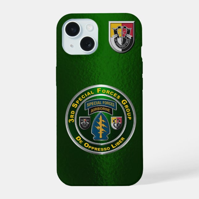 3rd Special Forces Group iPhone 15 Case (Back)