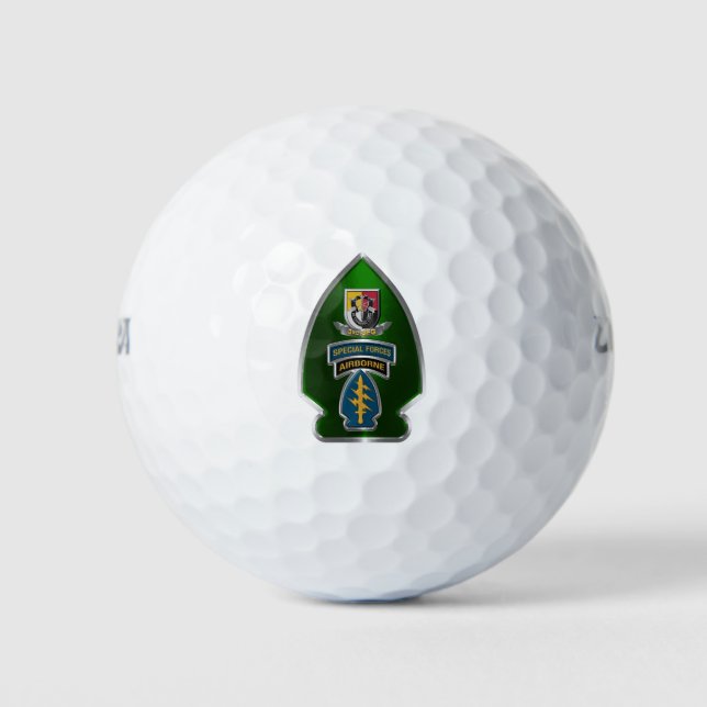 3rd Special Operations Group Airborne  Arrowhead Golf Balls (Front)